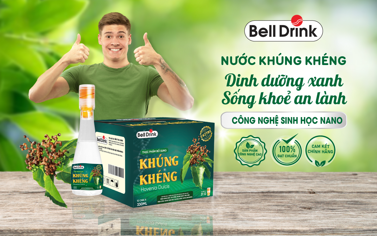 Nước Khúng Khéng Bell Drink – Sản phẩm lần đầu tiên có mặt tại Việt Nam